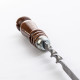 Stainless skewer 670*12*3 mm with wooden handle в Ханты-Мансийске