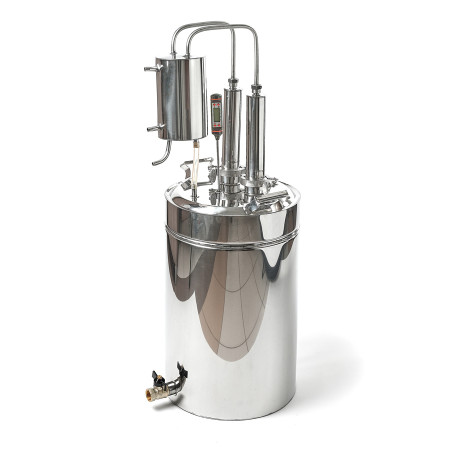 Cheap moonshine still kits "Gorilych" double distillation 20/35/t (with tap) CLAMP 1,5 inches в Ханты-Мансийске