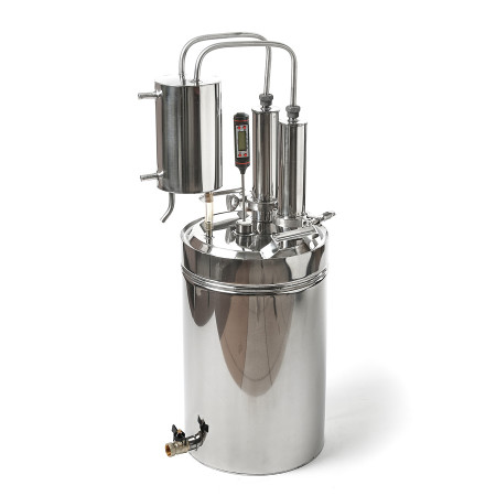 Cheap moonshine still kits "Gorilych" double distillation 10/35/t with CLAMP 1,5" and tap в Ханты-Мансийске