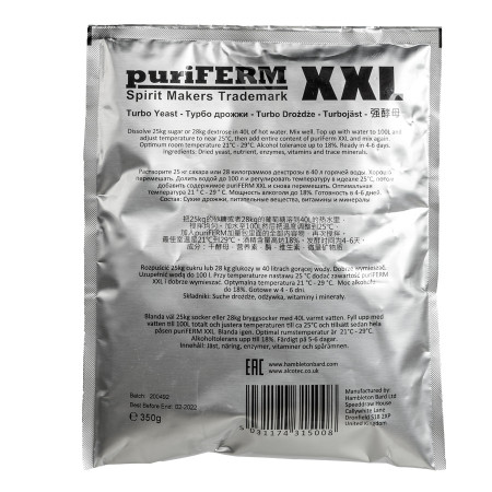 Turbo yeast alcohol "PuriFerm XXL" (350 gr) в Ханты-Мансийске