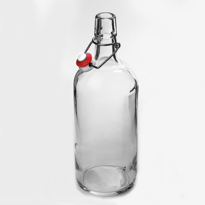 Бутылка бесцветная бугельная 1 литр в Ханты-Мансийске