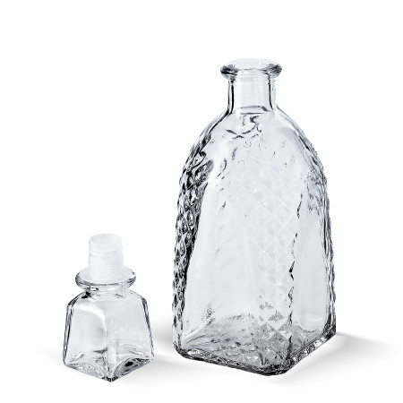Бутылка (штоф) "Арка" стеклянная 0,5 литра с пробкой  в Ханты-Мансийске